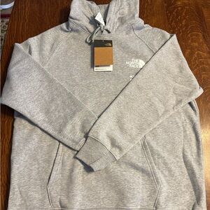 NWT TNF The North Face Women’s Hoodie XL NEW Light Gray Heather Sweatshirt